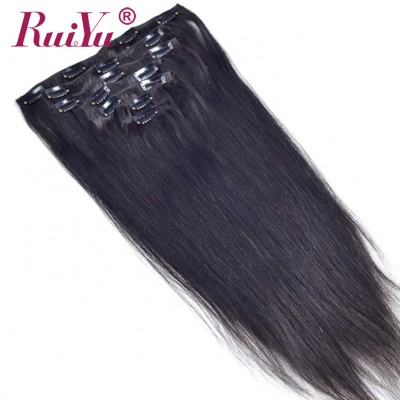 straight brazilian hair virgin clip in hair extensions