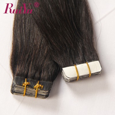 virgin indian wave wavy tape hair extension Tape in human hair