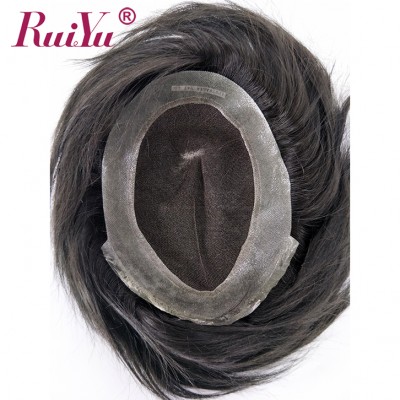 Straight indian men hair style, men hair top closure